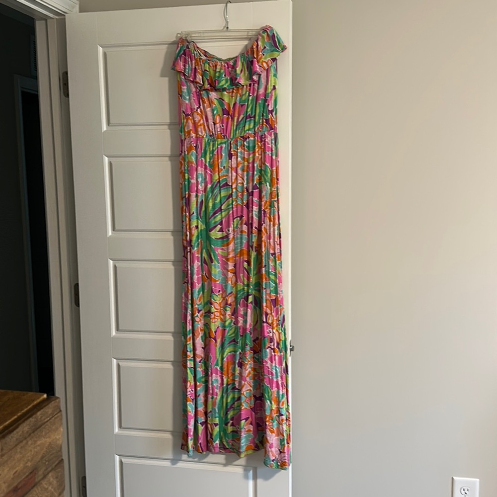 Lilly Pulitzer strapless dress
